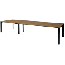 フリースタイルテーブル　天板ナチュラル　　W3600×D1200×H720