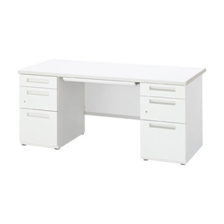 イナバ DuENA両袖机A4-3段・A4-3段　W1600×D700×H720